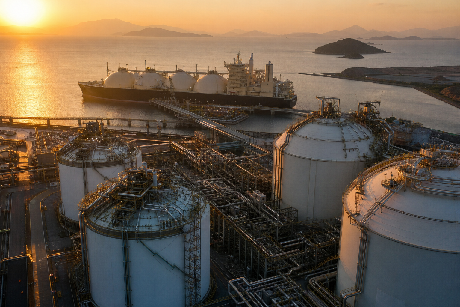 Terminal de regaseificação de gás natural liquefeito no Brasil